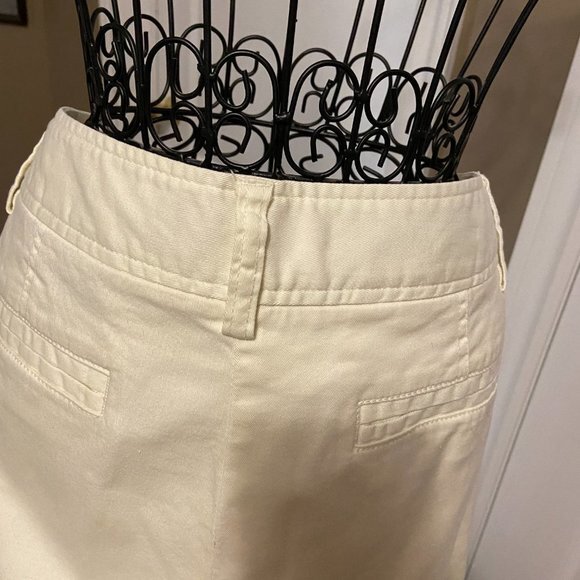 ๐ 3 for $45 Crisp White Cotton Pants! 32" inseam!! Joe Fresh Size 8 TALL EUC - Picture 6 of 14